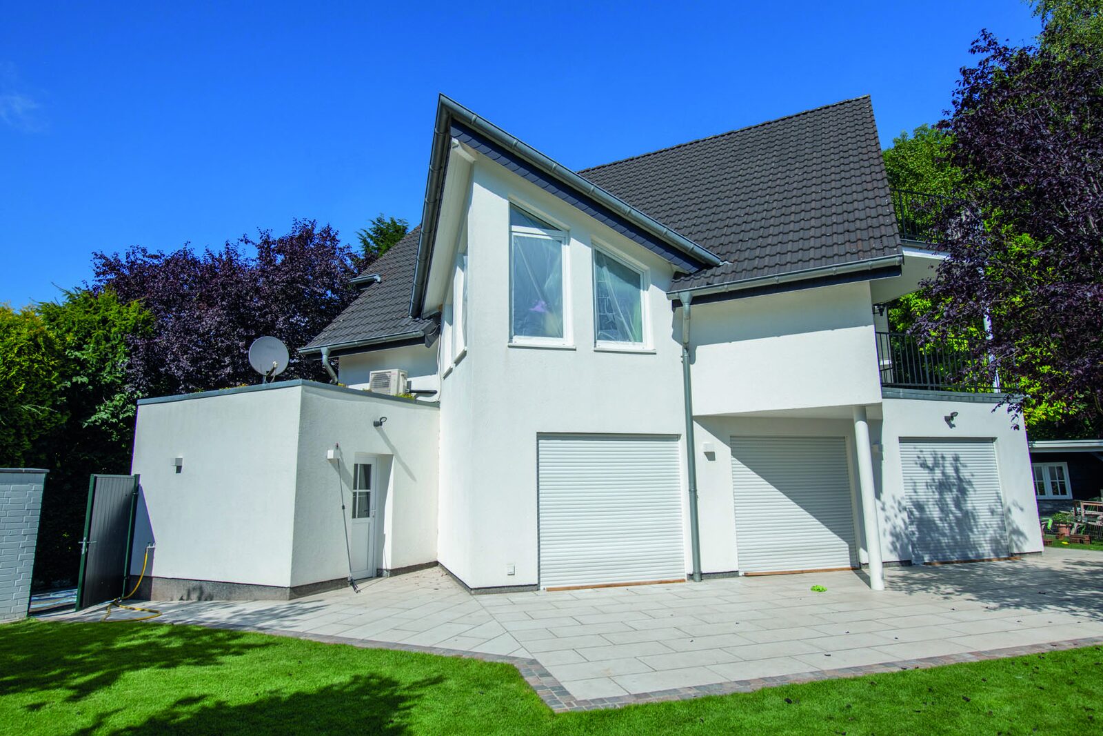 Gepflegtes Einfamilienhaus mit sauberer, intakter Fassade